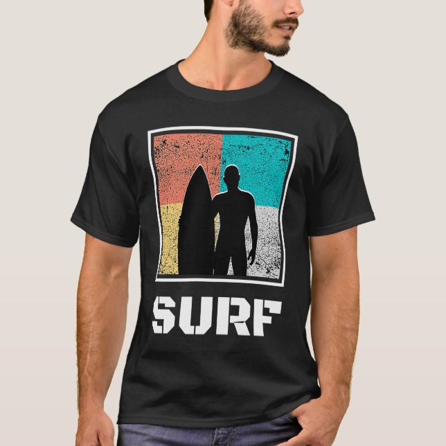 Surf Surfing Surfer T-Shirt (Front)
