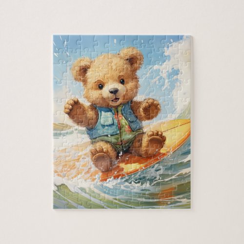 Surf Teddy Bear Puzzle Adventure Puzzle