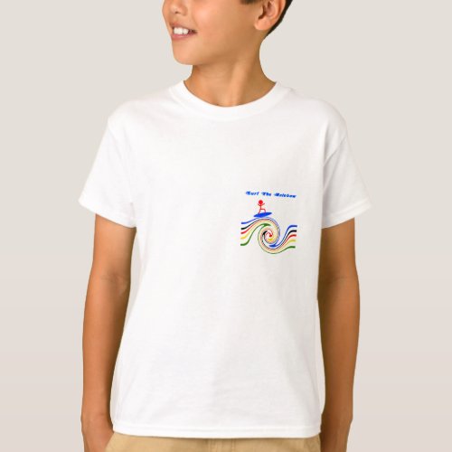 Surf the rainbow T_Shirt