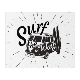 Surf The Wave Acrylic Print