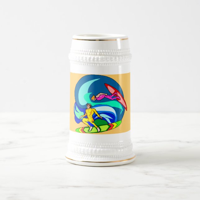 Surf the Wave - Beer Stein (Center)