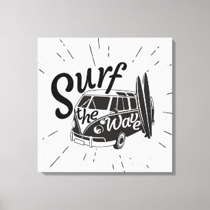 Surf The Wave Canvas Print