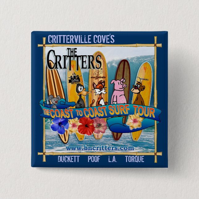 Surf Tour Button (Front)