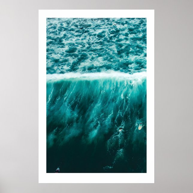 Surf Triptych Art Prints Scandi Ocean Beach (Front)