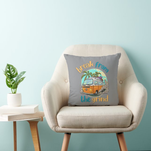 Surf Van Pillow (Chair)