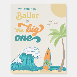 Surf Welcome Sign   Big One Welcome Sign