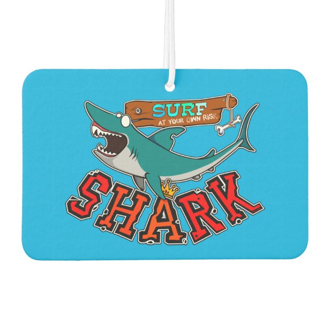 Surf with shark air freshener (Front)