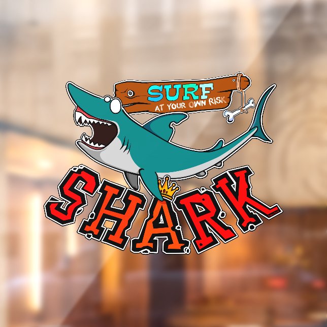 Surf with the shark window cling (Sheet 2)