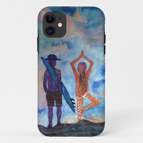 Surf Yoga iPhone SE  iPhone 55S Barely There iPhone 11 Case