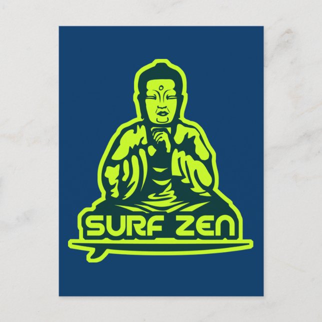 Surf Zen Postcard (Front)