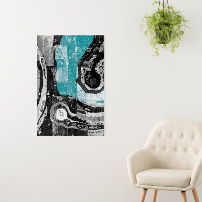 Surface Current – Abstract Flow & Structure Foam C Foam Board (In Situ (Wall))