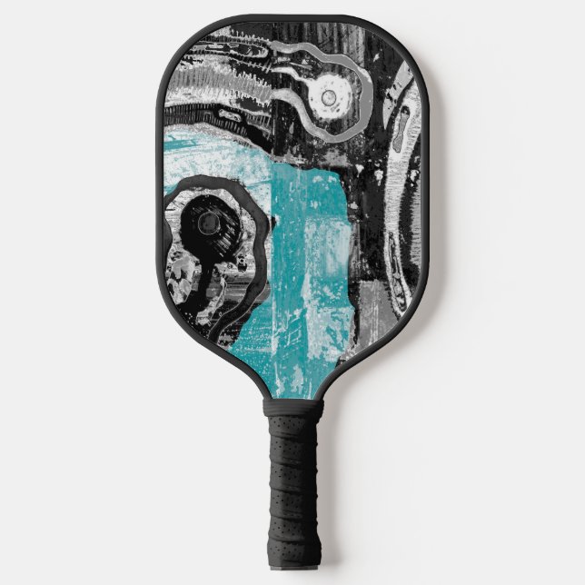 Surface Current – Abstract Flow & Structure Pickle Pickleball Paddle (Front)