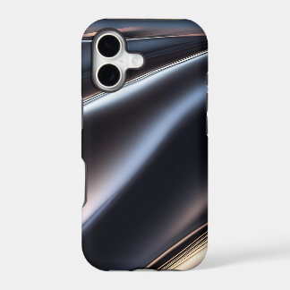 Surface Illusion Black and Blue iPhone 17 Case