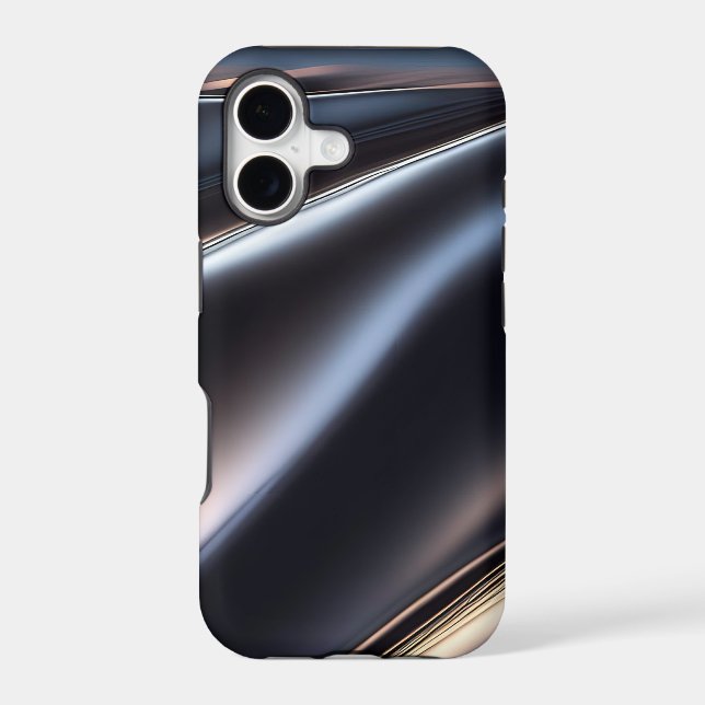 Surface Illusion Black and Blue Case-Mate iPhone Case (Back)