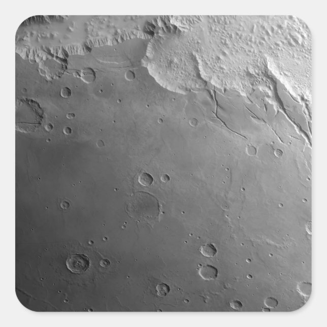 Surface of Mars 2 Square Sticker (Front)