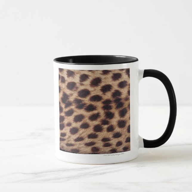 Surface of spotted feline mug (Right)