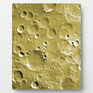 Surface of the moon plaque