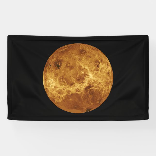 Surface of the Planet Venus Banner (Horizontal)