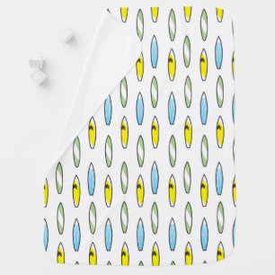 Surfboard baby blanket