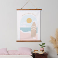 Surfboard Beach Baby Shower