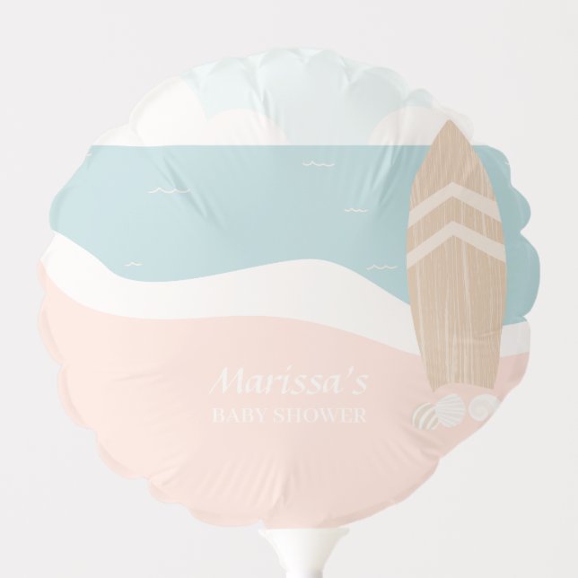 Surfboard Beach Balloon (Front)