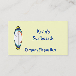 Surfboard Business Cards