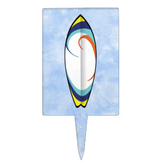 surfboard cake topper