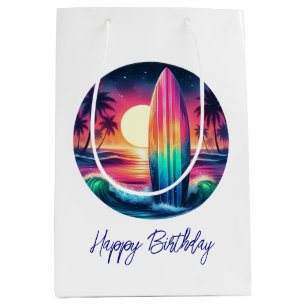 Surfboard Escape- Medium Gift Bag