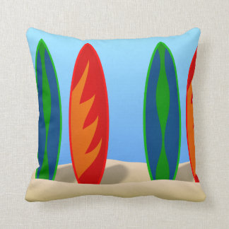 Surf Board Pillows - Decorative & Throw Pillows | Zazzle