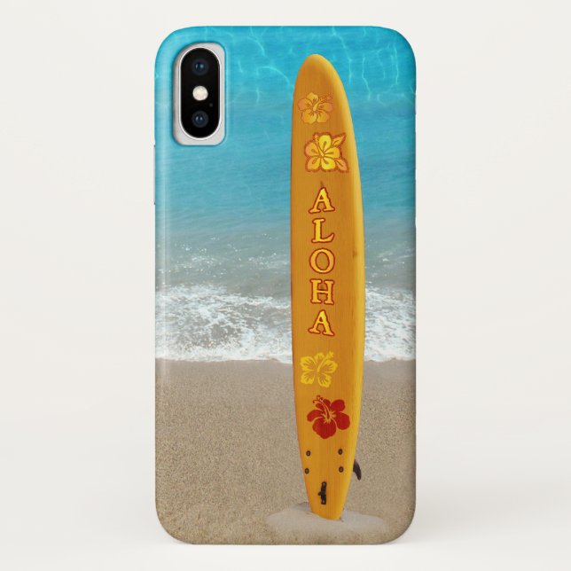 Surfboard iPhone Case (Back)