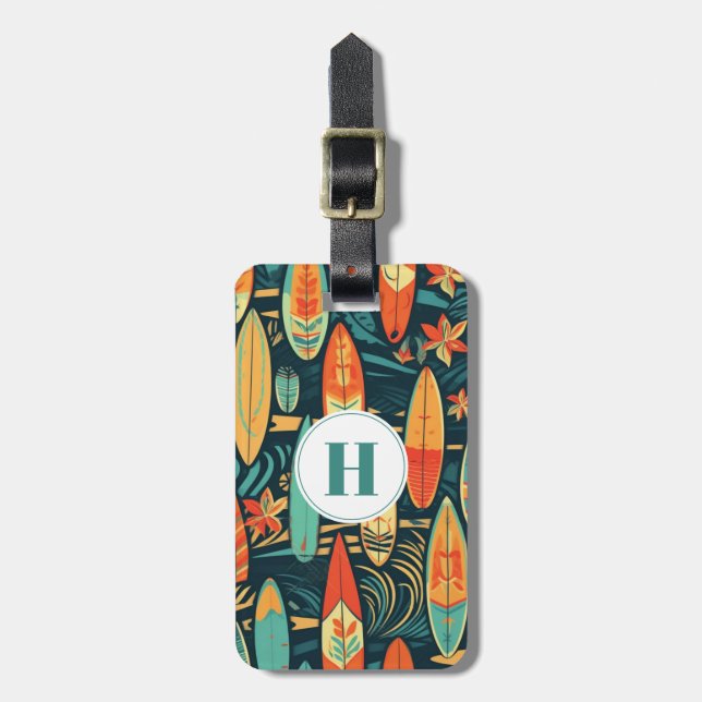 Surfboard Luggage Tag (Front Vertical)