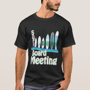 Surfboard Meeting Wave Board Shapes T-Shirt