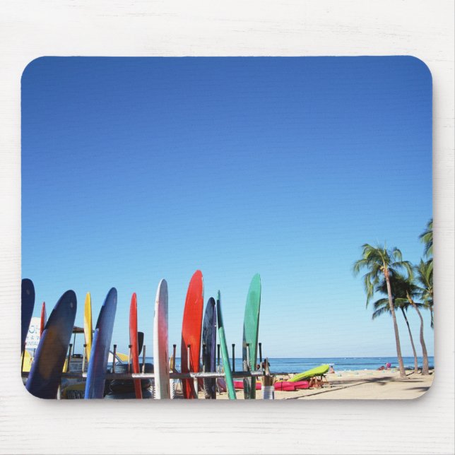 Surfboard Mouse Pad (Front)