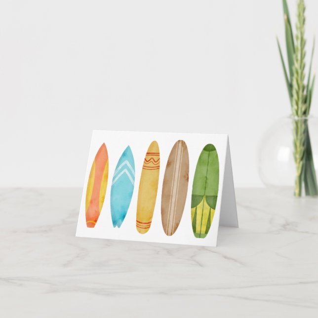 Surfboard Note Card (Front)