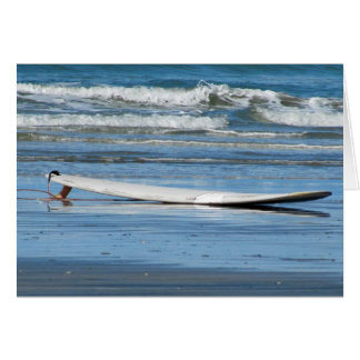Surfboard on Beach Cards