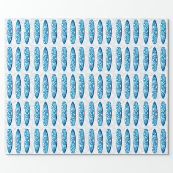 Surfboard Wrapping Paper by beachcafe at Zazzle