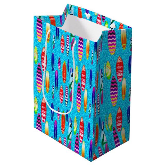 Surfboards 1 medium gift bag (Front Angled)