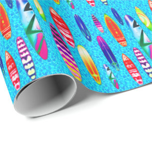 Surfboards 1 Wrapping Paper