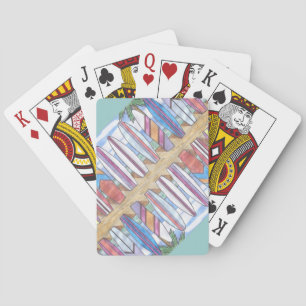 SURFBOARDS-3 playing cards