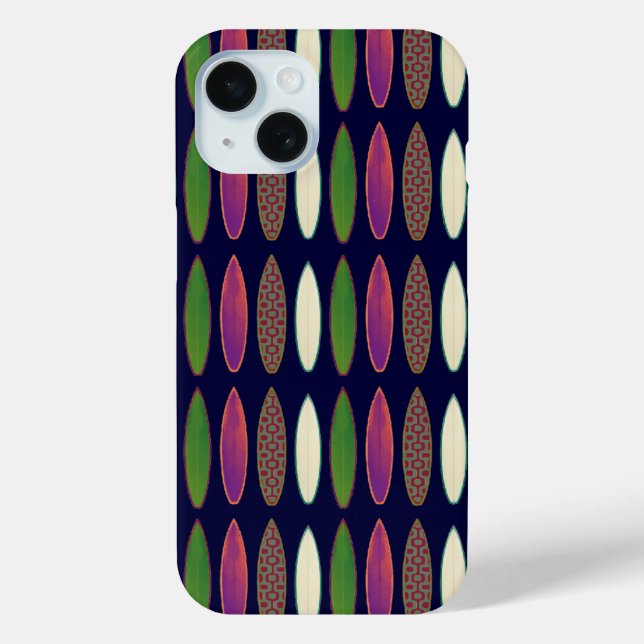 surfboards cool patterning Case-Mate iPhone case (Back)