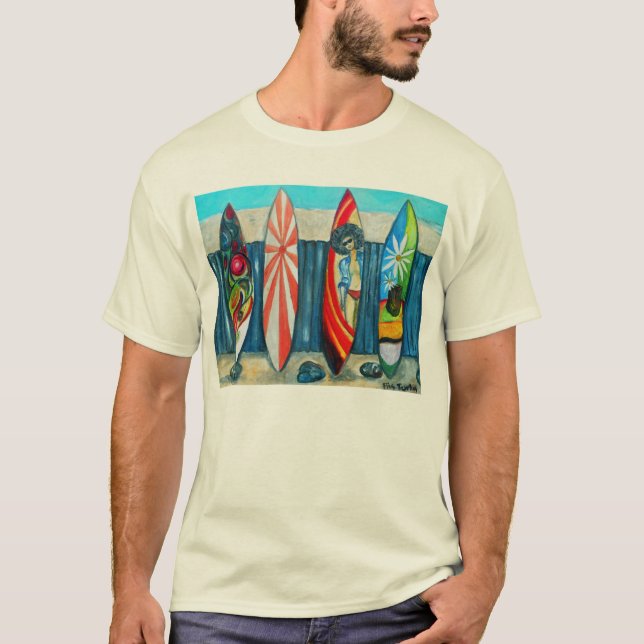 Surfboards Painting T-Shirt (Front)