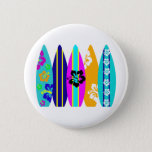 Surfboards Pinback Button at Zazzle