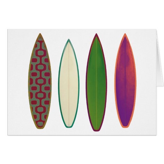 surfboards ~ surfing style cards (Front Horizontal)