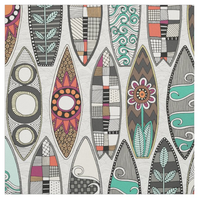 surfboards white fabric (Swatch)