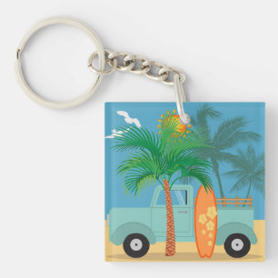 Surfer Acrylic Keychain