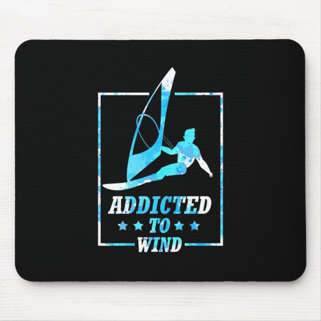 Surfer Addicted To Wind Mouse Pad (Front)