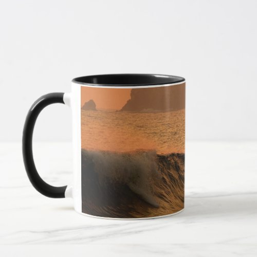 Surfer at sunset in Mexico Mug