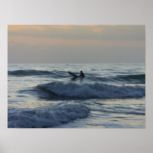 Surfer Awaits Poster (Front)