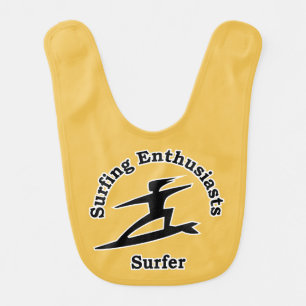 Surfer Baby Bib