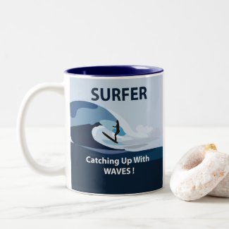 Surfer Beach Surfing 